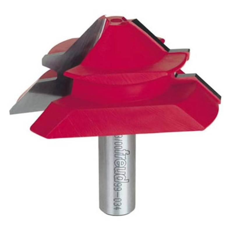 99-034 Lock Miter Router Bit 1/2" Shank 45 Degrees 1-5/32" CL